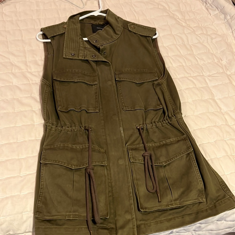 Talula olive military vest